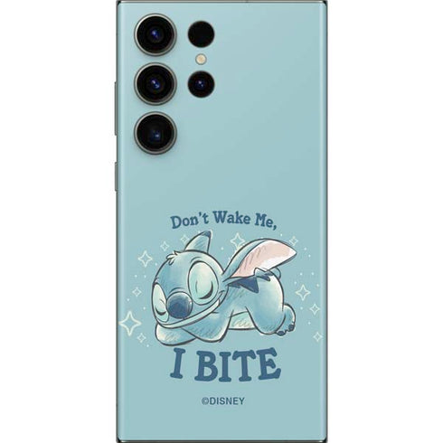 Disney Lilo and Stitch Dont Wake Me I Bite Galaxy S23 Ultra Skin