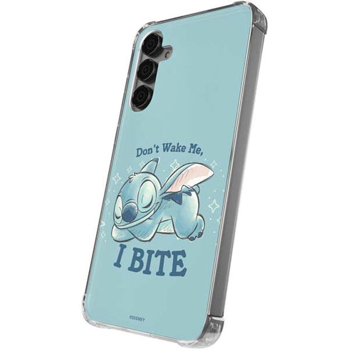 Disney Lilo and Stitch Dont Wake Me I Bite Galaxy S24 Plus Clear Case