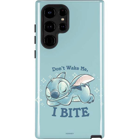 Disney Lilo and Stitch Dont Wake Me I Bite Galaxy Cases