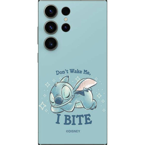 Disney Lilo and Stitch Dont Wake Me I Bite Galaxy S24 Ultra Skin