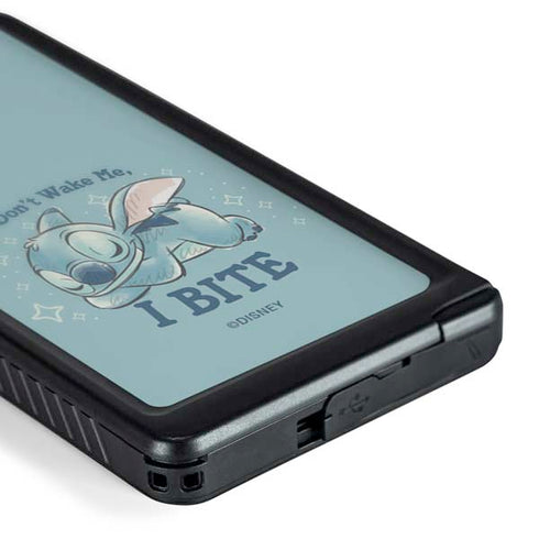 Disney Lilo and Stitch Dont Wake Me I Bite Galaxy S24 Ultra Waterproof Case