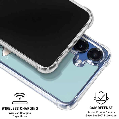 Disney Lilo and Stitch Dont Wake Me I Bite Galaxy S25 Clear Case