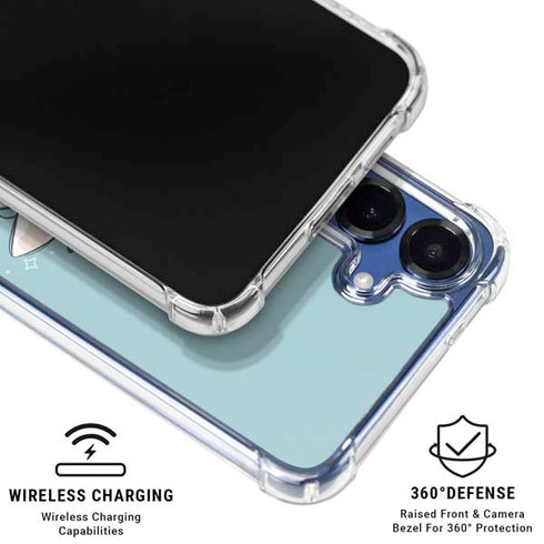 Disney Lilo and Stitch Dont Wake Me I Bite Galaxy S25 FE Clear Case