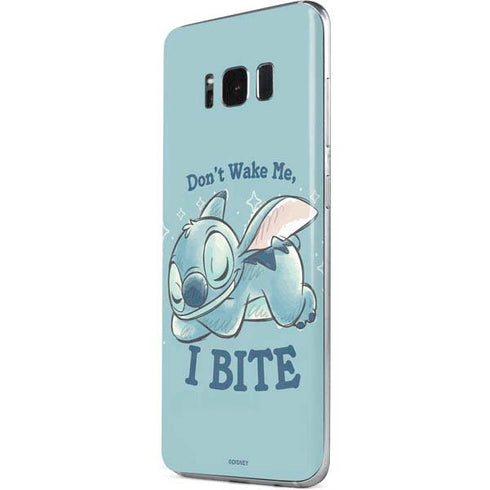 Disney Lilo and Stitch Dont Wake Me I Bite Galaxy S8 Plus Skin