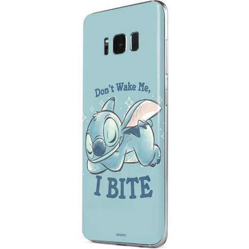 Disney Lilo and Stitch Dont Wake Me I Bite Galaxy S8 Skin