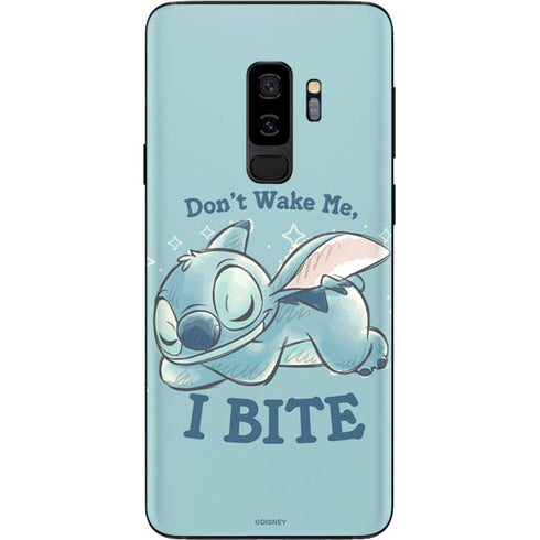 Disney Lilo and Stitch Dont Wake Me I Bite Galaxy S9 Plus Skin