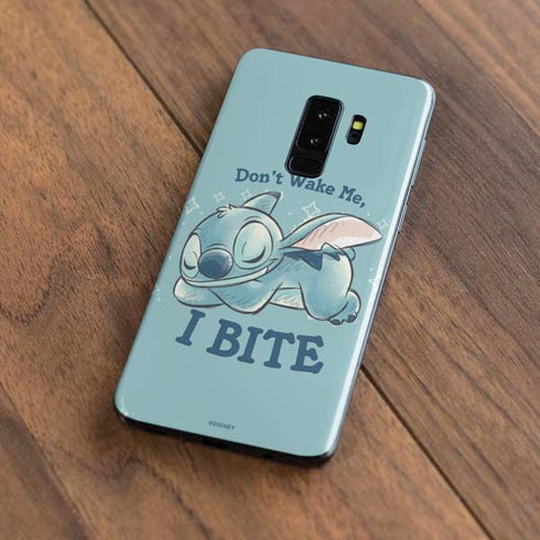 Disney Lilo and Stitch Dont Wake Me I Bite Galaxy S9 Plus Skin