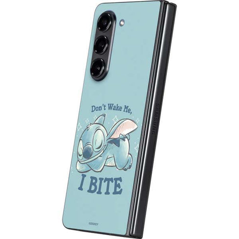 Disney Lilo and Stitch Dont Wake Me I Bite Galaxy Z Fold5 5G Skin