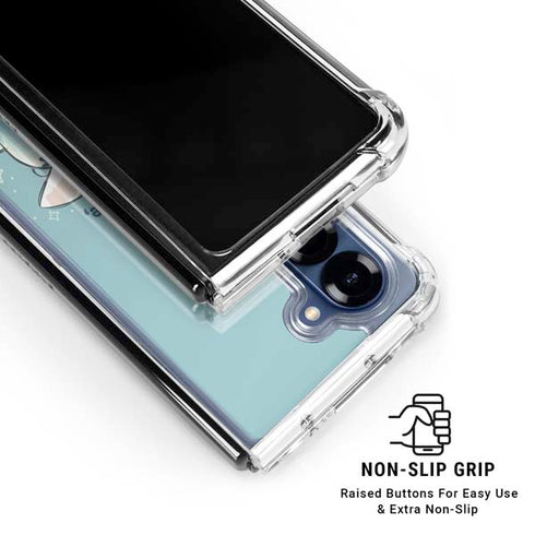 Disney Lilo and Stitch Dont Wake Me I Bite Galaxy Z Fold7 Clear Case