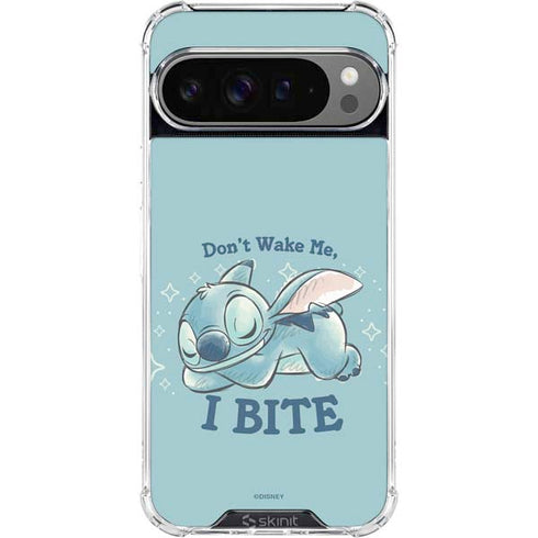 Disney Lilo and Stitch Dont Wake Me I Bite Google Pixel 10 Pro XL Clear Case