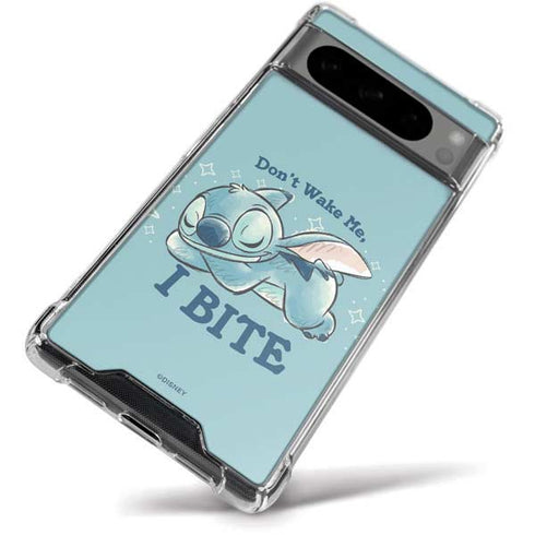 Disney Lilo and Stitch Dont Wake Me I Bite Google Pixel 8 Pro Clear Case