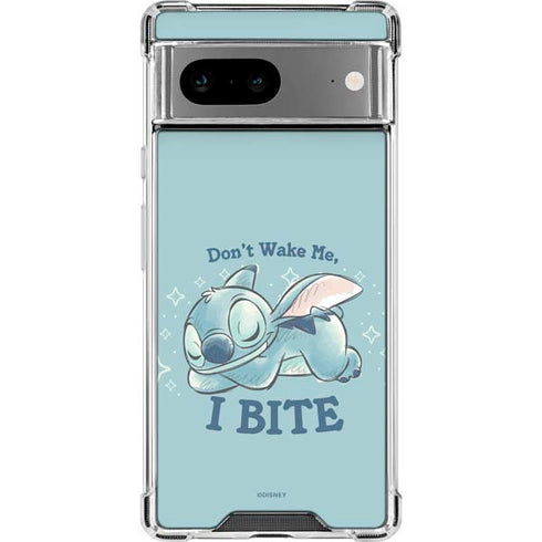 Disney Lilo and Stitch Dont Wake Me I Bite Google Pixel 8a Clear Case