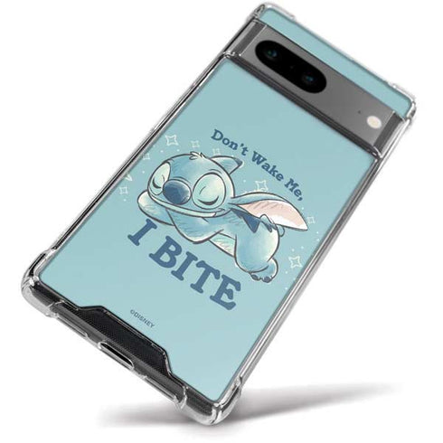Disney Lilo and Stitch Dont Wake Me I Bite Google Pixel 8a Clear Case
