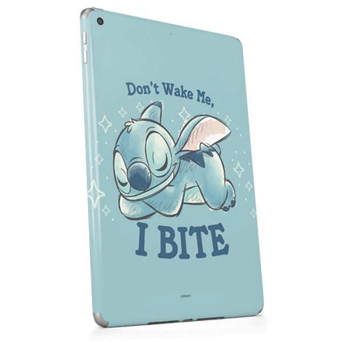 Disney Lilo and Stitch Dont Wake Me I Bite Apple iPad Skin