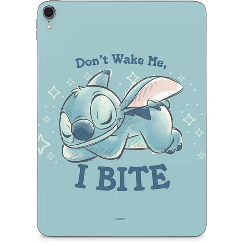 Disney Lilo and Stitch Dont Wake Me I Bite Apple iPad Pro Skin