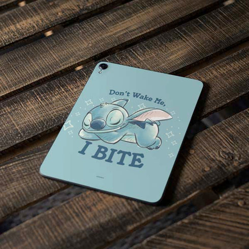 Disney Lilo and Stitch Dont Wake Me I Bite Apple iPad Pro Skin