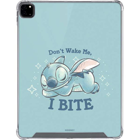 Disney Lilo and Stitch Dont Wake Me I Bite iPad Pro 12.9in (2020) Clear Case
