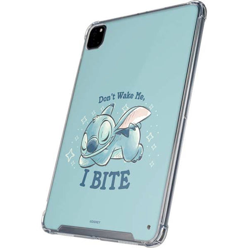 Disney Lilo and Stitch Dont Wake Me I Bite iPad Pro 12.9in (2020) Clear Case