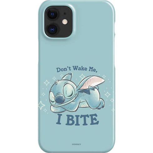 Disney Lilo and Stitch Dont Wake Me I Bite iPhone 12 Mini Lite Case