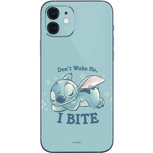 Disney Lilo and Stitch Dont Wake Me I Bite iPhone 12 Mini Skin