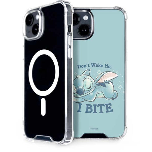 Disney Lilo and Stitch Dont Wake Me I Bite iPhone 13 MagSafe Case