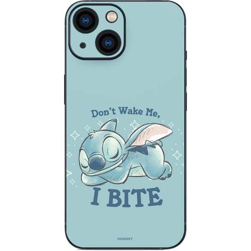 Disney Lilo and Stitch Dont Wake Me I Bite iPhone 13 Mini Skin