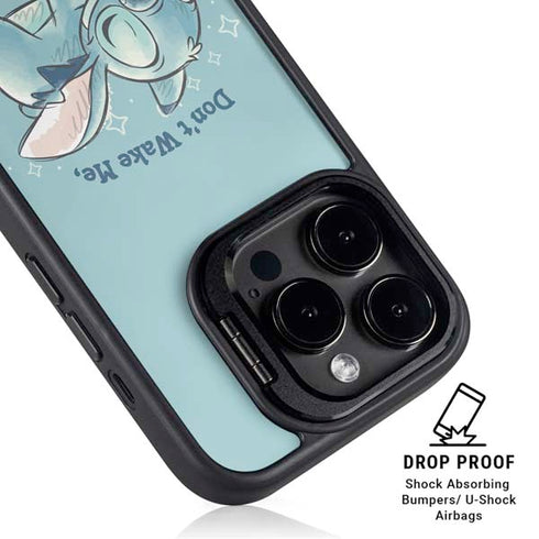 Disney Lilo and Stitch Dont Wake Me I Bite iPhone 13 Pro Kickstand Case