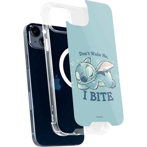 Disney Lilo and Stitch Dont Wake Me I Bite iPhone 14 MagSafe Case