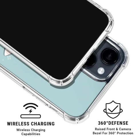 Disney Lilo and Stitch Dont Wake Me I Bite iPhone 14 Plus Clear Case