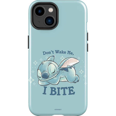 Disney Lilo and Stitch Dont Wake Me I Bite iPhone 15 Impact Case