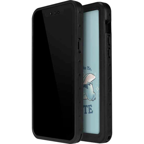 Disney Lilo and Stitch Dont Wake Me I Bite iPhone 15 Plus Waterproof Case