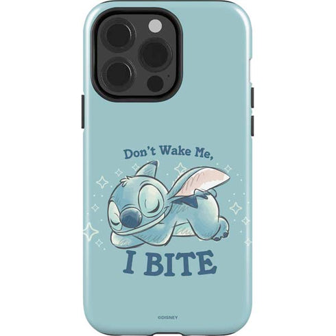 Disney Lilo and Stitch Dont Wake Me I Bite iPhone 15 Pro Impact Case