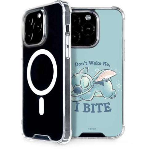 Disney Lilo and Stitch Dont Wake Me I Bite iPhone 15 Pro MagSafe Case
