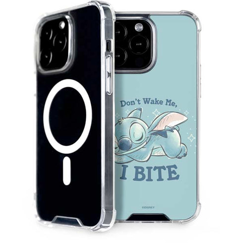 Disney Lilo and Stitch Dont Wake Me I Bite iPhone 15 Pro Max MagSafe Case
