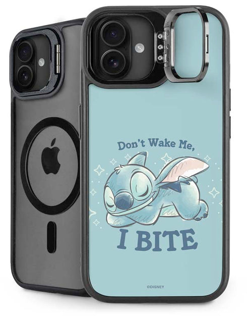 Disney Lilo and Stitch Dont Wake Me I Bite iPhone 16 Kickstand Case