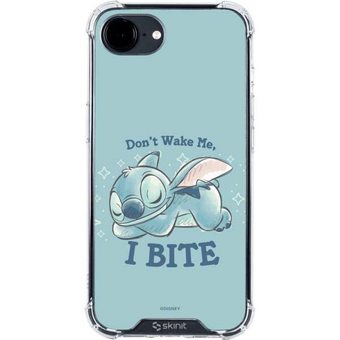 Disney Lilo and Stitch Dont Wake Me I Bite iPhone 16e Clear Case