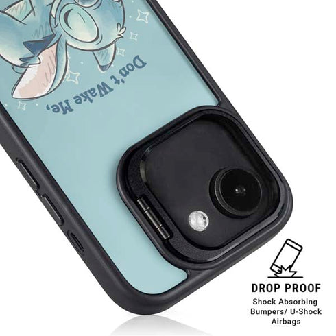 Disney Lilo and Stitch Dont Wake Me I Bite iPhone 16e Kickstand Case