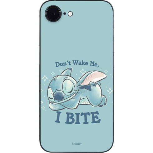 Disney Lilo and Stitch Dont Wake Me I Bite iPhone 16e Skin