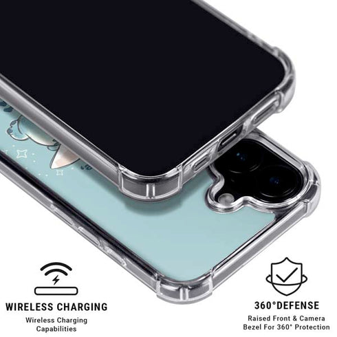 Disney Lilo and Stitch Dont Wake Me I Bite iPhone 17 Clear Case