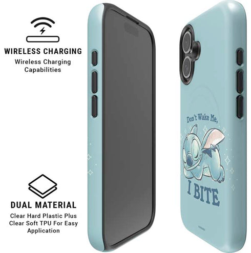 Disney Lilo and Stitch Dont Wake Me I Bite iPhone 17 Magsafe Impact Case