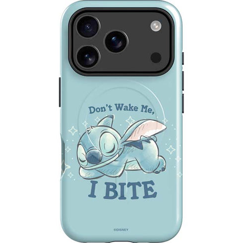 Disney Lilo and Stitch Dont Wake Me I Bite iPhone 17 Pro Max Magsafe Impact Case