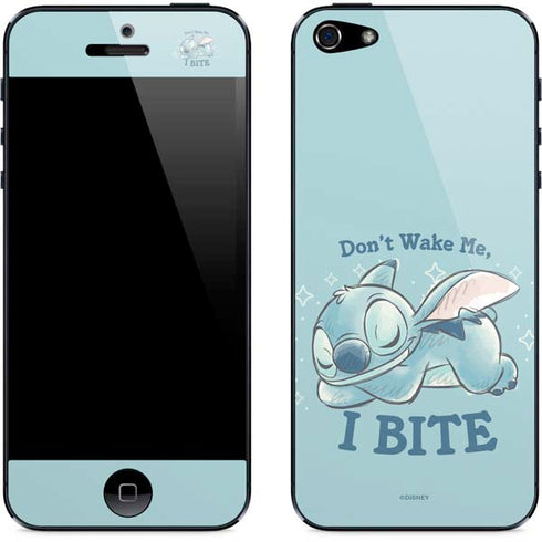 Disney Lilo and Stitch Dont Wake Me I Bite iPhone 5/5s/5SE Skin