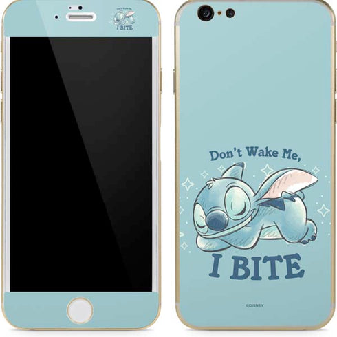 Disney Lilo and Stitch Dont Wake Me I Bite iPhone 6/6s Skin