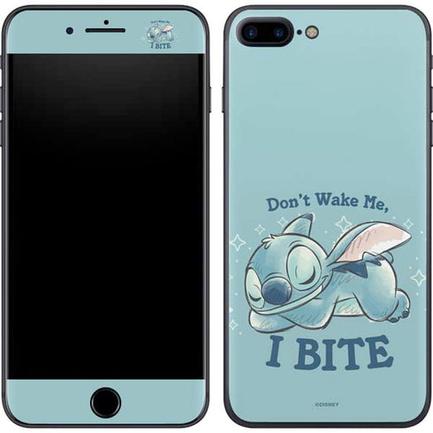 Disney Lilo and Stitch Dont Wake Me I Bite iPhone 7 Plus Skin