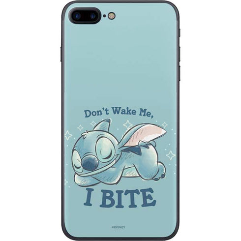 Disney Lilo and Stitch Dont Wake Me I Bite iPhone 8 Plus Skin