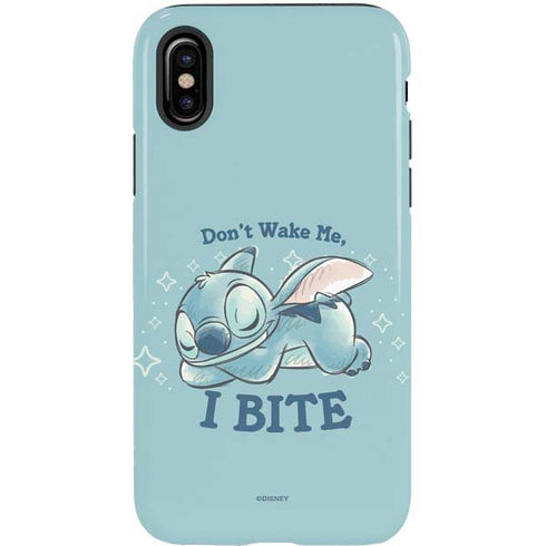 Disney Lilo and Stitch Dont Wake Me I Bite iPhone X Pro Case