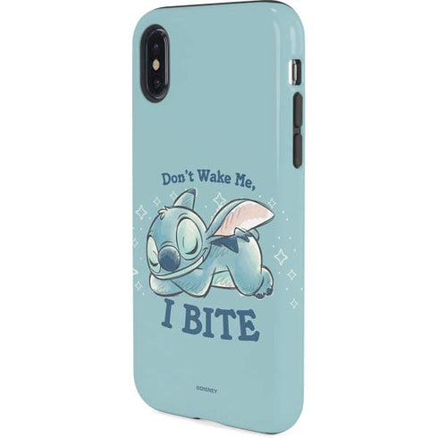 Disney Lilo and Stitch Dont Wake Me I Bite iPhone X Pro Case