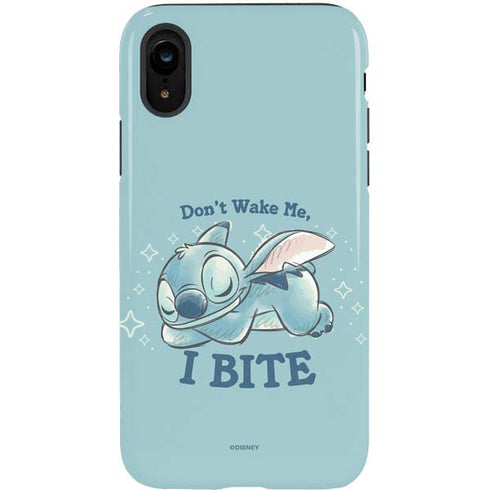 Disney Lilo and Stitch Dont Wake Me I Bite iPhone XR Pro Case