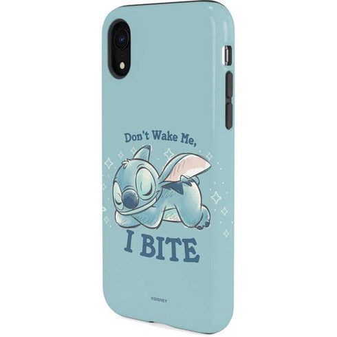 Disney Lilo and Stitch Dont Wake Me I Bite iPhone XR Pro Case