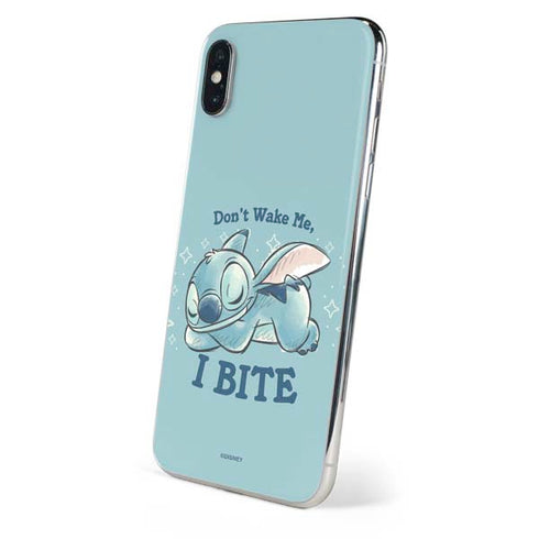 Disney Lilo and Stitch Dont Wake Me I Bite iPhone XS Max Skin